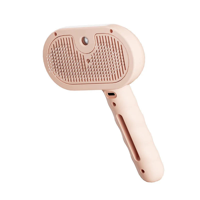 Brosse vapeur pour chat et chien - Peigne à vapeur pour éliminer les poils d'animaux