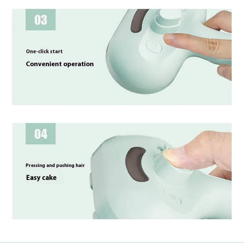 Brosse vapeur pour chat et chien - Peigne à vapeur pour éliminer les poils d'animaux