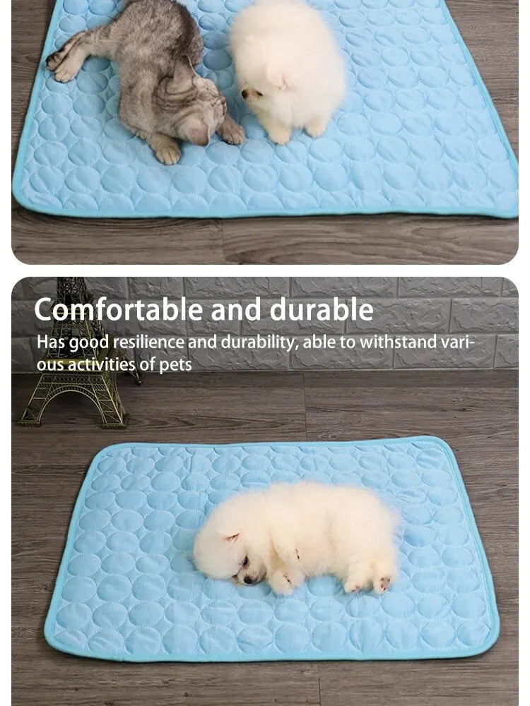 Tapis rafraîchissant pour animaux de compagnie, idéal pour l'été, pour chats et chiens.