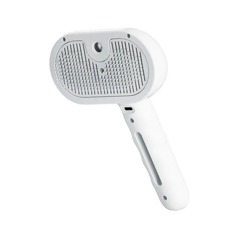 Brosse vapeur pour chat et chien - Peigne à vapeur pour éliminer les poils d'animaux