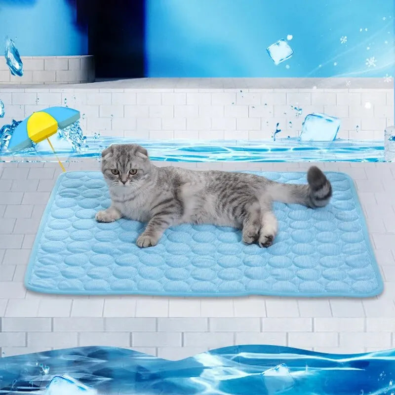 Tapis rafraîchissant pour animaux de compagnie, idéal pour l'été, pour chats et chiens.