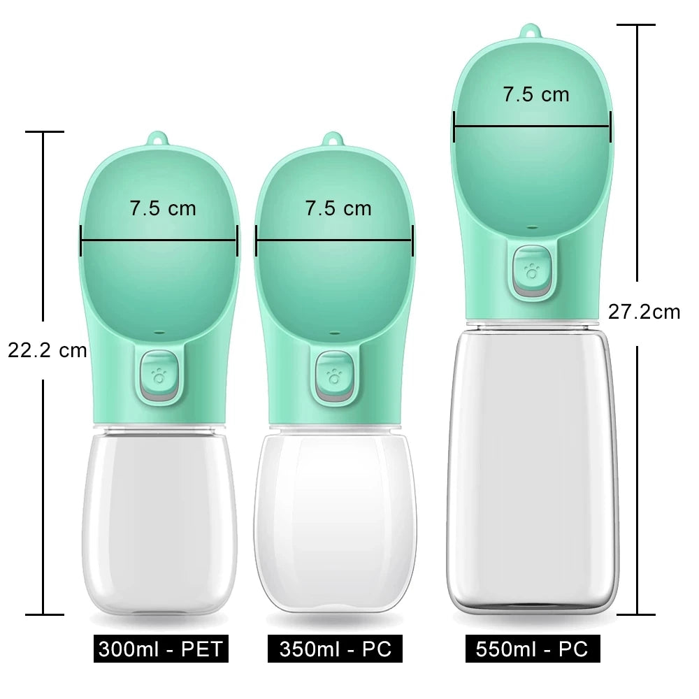 Bouteille d'eau Portable pour chien, pour petits et grands chiens, chat, extérieur, étanche, bols à boire